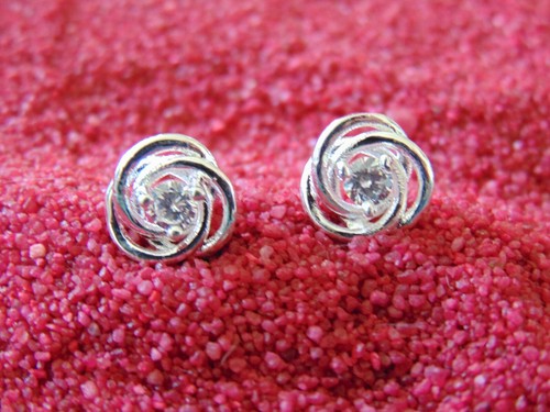 925 silber tornado ohrstecker - 925,
