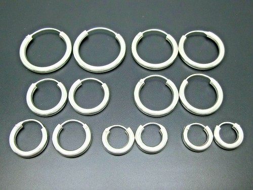 Creolen einfach 925 silber - einfach,
