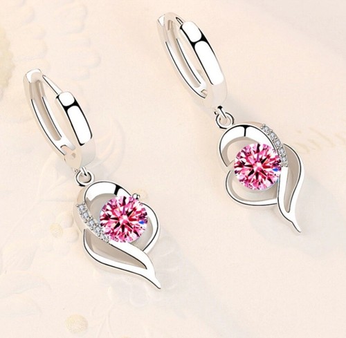 Damen ohrringe herzen - ohrringe, geschenk