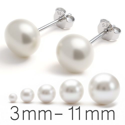 Ohrringe aus 925 silber perlen - ohrringe,