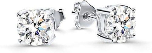 925 silber zirkonia ohrstecker - silber,