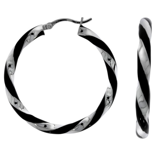 Creolen 925 silber rhodiniert - creolen,