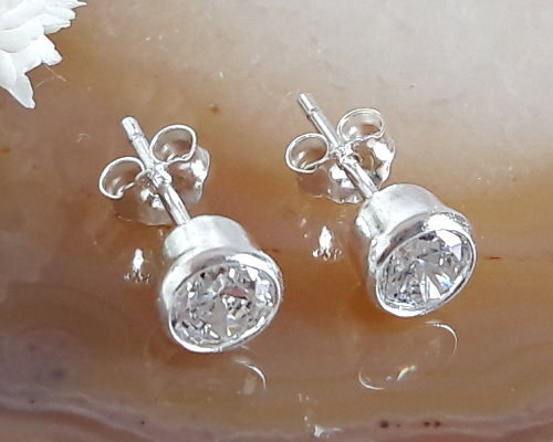 Ohrstecker silber 925 elegante - ohrstecker,