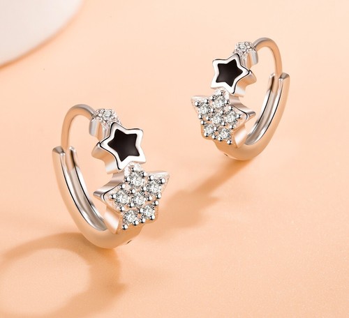 Damen ohrringe stern geschenk - ohrringe,