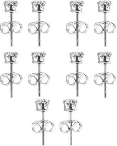 Paar ohrstecker silber - 5, 925