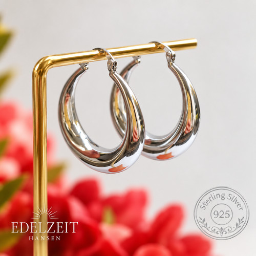 925 sterling silber - sterling, ohrringe