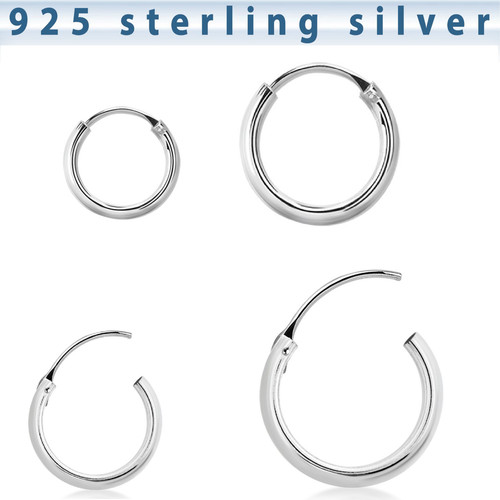 Ohrring einfache creole gothic - einfache,